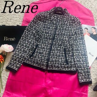 Rene(René) ツイードジャケットの通販 200点以上 | ルネを買うならラクマ