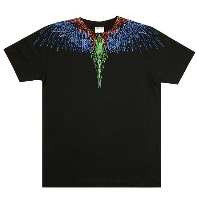 MARCELO BURLON(マルセロブロン)の半袖Tシャツ マルセロバーロン CMAA018F20JER005 ブラック S メンズのトップス(Tシャツ/カットソー(半袖/袖なし))の商品写真