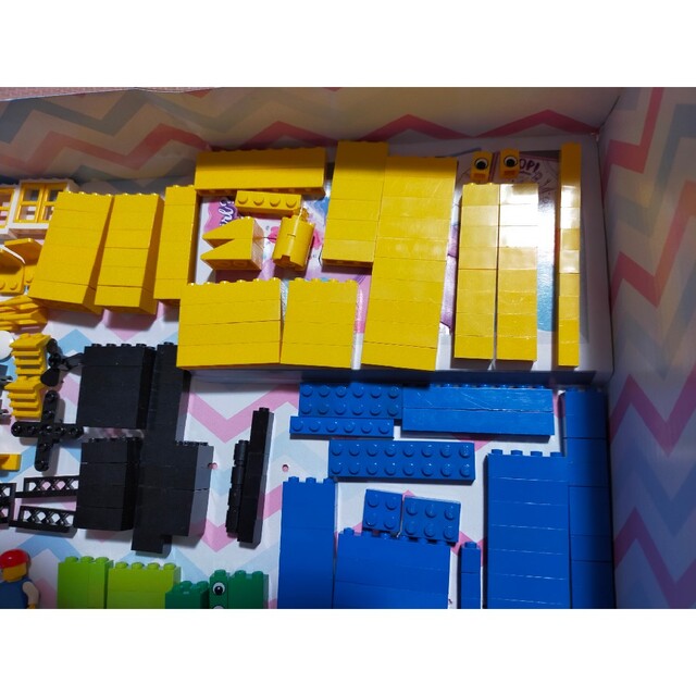 Lego(レゴ)の中古ブロックのみ正規品洗浄済　レゴ　LEGO 7615 基本セット　青いバケツ キッズ/ベビー/マタニティのおもちゃ(積み木/ブロック)の商品写真