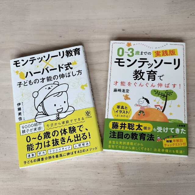 モンテッソーリ教育本 2冊セット エンタメ/ホビーの雑誌(結婚/出産/子育て)の商品写真