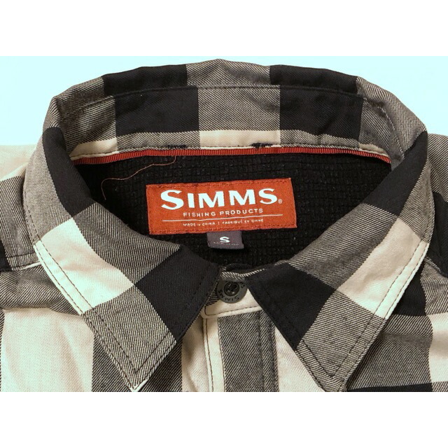 SIMS(シムス)のSIMMS（シムス）インナーサーマル　フランネルシャツ　長袖シャツ　【中古】【007】 メンズのトップス(シャツ)の商品写真