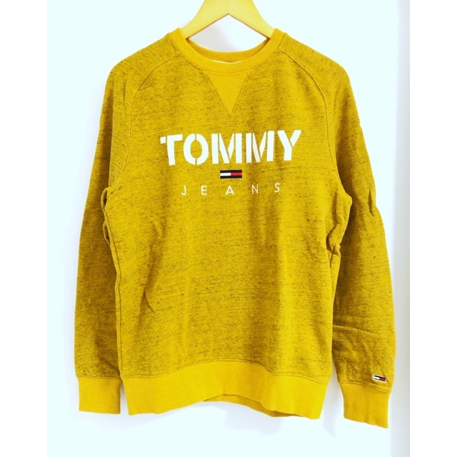 TOMMY JEANS(トミージーンズ)のTOMMY JEANS　(トミージーンズ)　前V　スウェット　トレーナー　【中古】【007】 メンズのトップス(スウェット)の商品写真