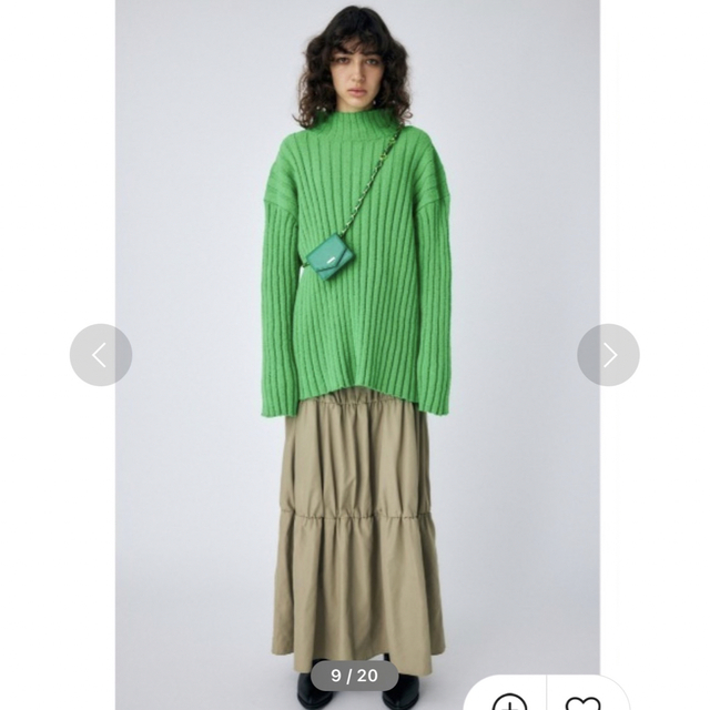 moussy(マウジー)のmoussy  WIDE RIB LONGセーター レディースのトップス(ニット/セーター)の商品写真