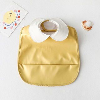 ベビー お食事エプロン 襟付き 撥水 babybib481(お食事エプロン)