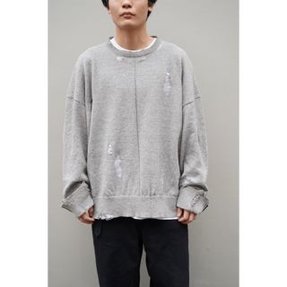 papa様専用　stein OVERSIZED DAMAGED KNIT LS