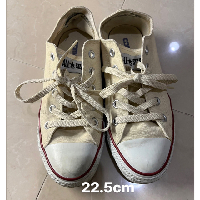 CONVERSE - コンバース オールスター ローカット スニーカー クリーム