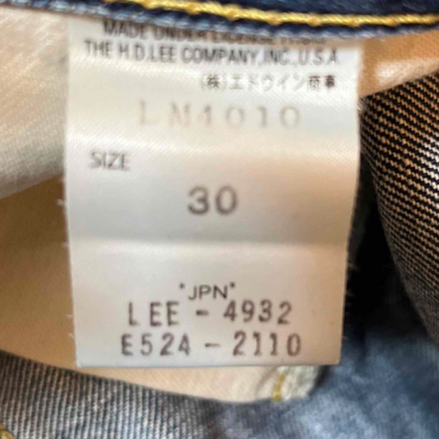 Lee(リー)の【Lee】30 ジーンズ デニム 古着 レディース レディースのパンツ(デニム/ジーンズ)の商品写真