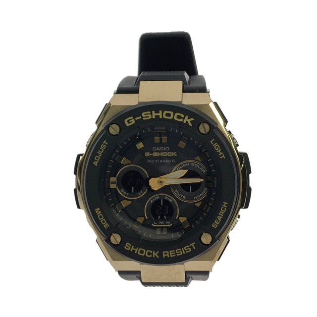 ▽▽カシオ G-SHOCK G-STEEL GST-W300G 腕時計 ゴールド - ラバーベルト