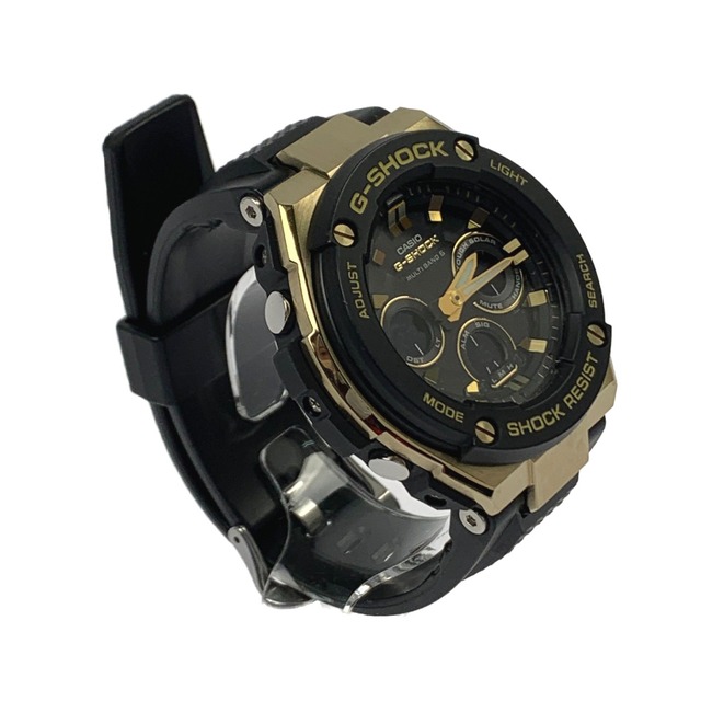 ▽▽カシオ G-SHOCK G-STEEL GST-W300G 腕時計 ゴールド - ラバーベルト