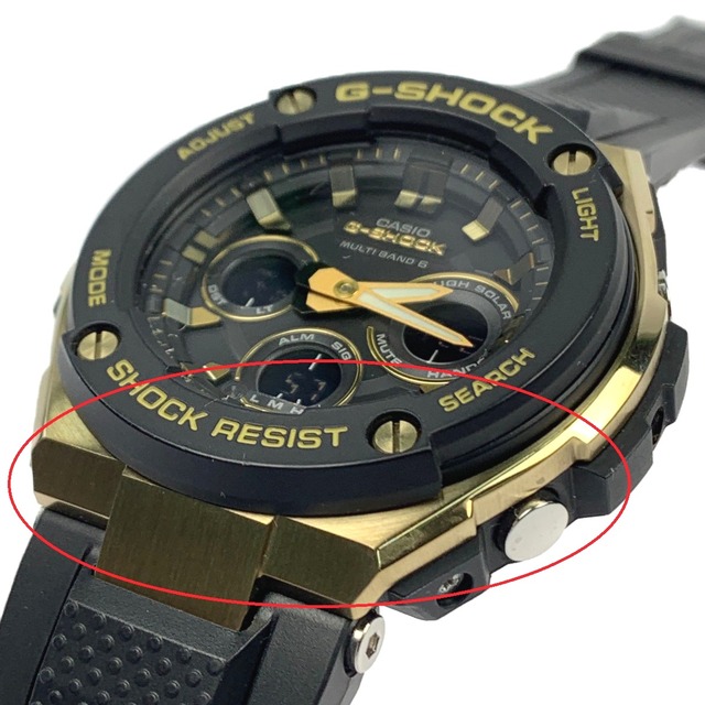 CASIO(カシオ)の▽▽カシオ G-SHOCK　G-STEEL　GST-W300G　腕時計　ゴールド メンズの時計(ラバーベルト)の商品写真