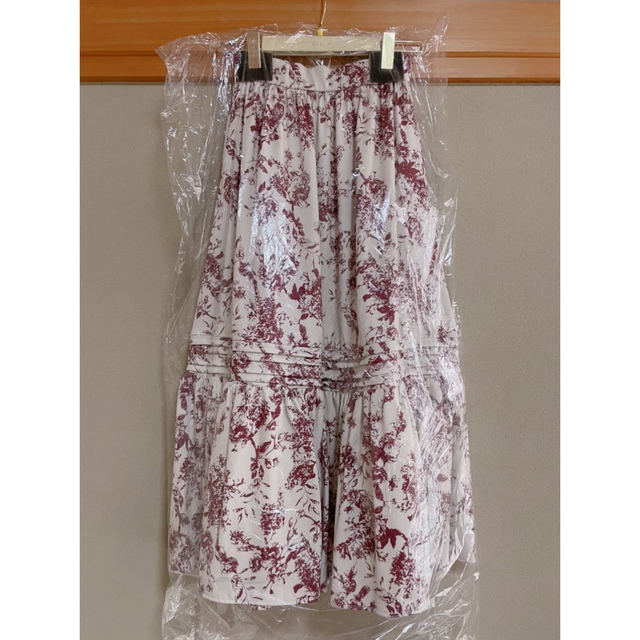 herlipto＊Autumn Botanical Printed Skirt