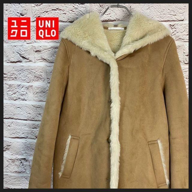 UNIQLO - UNIQLO アウター コート ムートンコート [ M size ]の通販 by ...