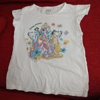 ユニクロ(UNIQLO)の女の子 120 ユニクロ ディズニープリンセス トップス Tシャツ(Tシャツ/カットソー)