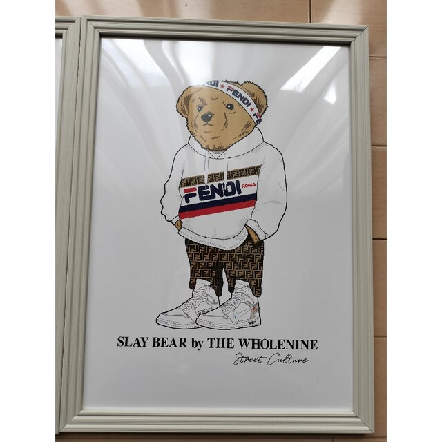 Donoban(ドノバン)のSLAYBEAR絵画 FENDI インテリアWHOLENINE エンタメ/ホビーの美術品/アンティーク(絵画/タペストリー)の商品写真