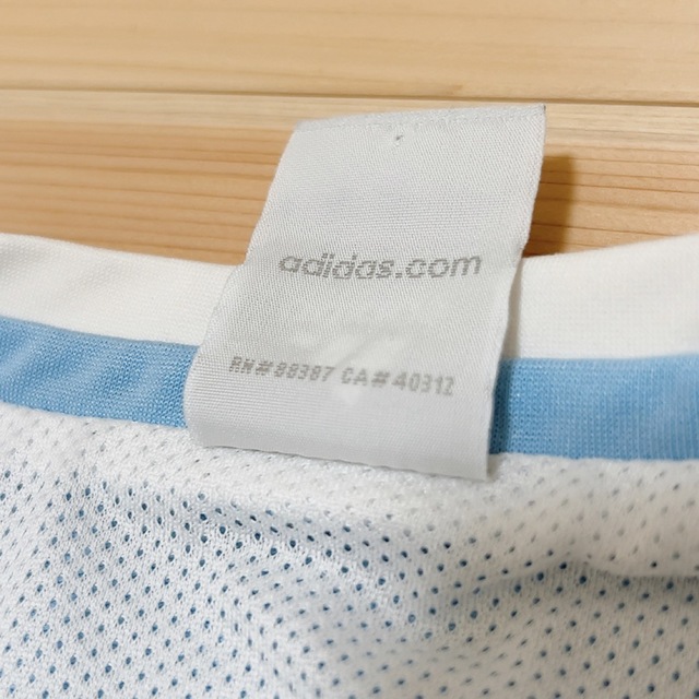 adidas(アディダス)のadidas トレーニングウェア　Vネック　水色　OT XL Clemacool レディースのトップス(Tシャツ(半袖/袖なし))の商品写真