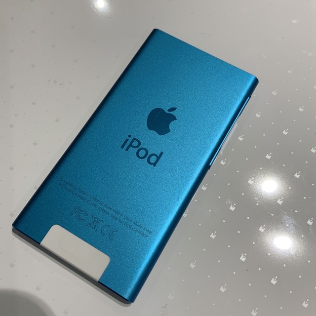 iPod - Apple iPod nano 第7世代 16GB ブルー 本体のみ の通販 by らく