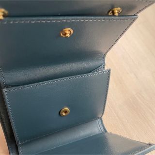 celine - セリーヌ スモール トリフォールドウォレット ブルーの通販