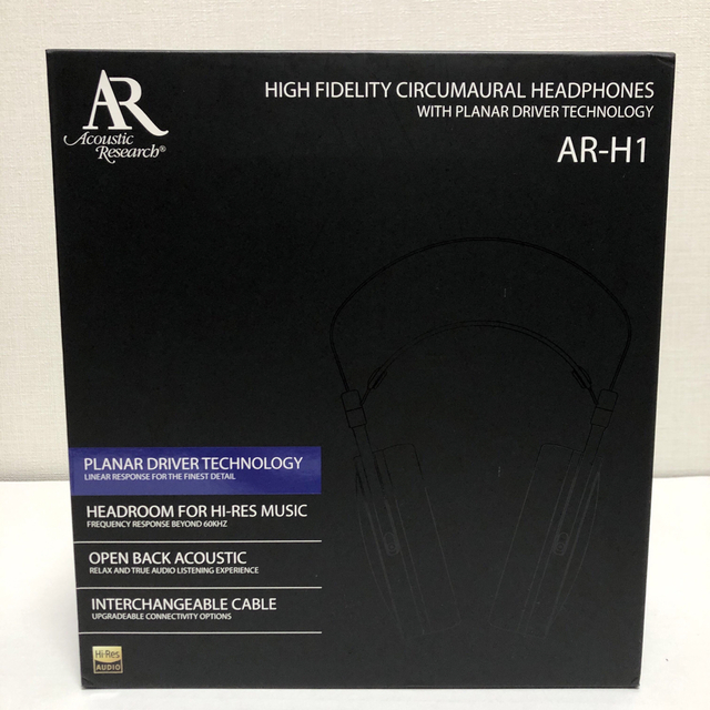 Acoustic Research AR-H1 スマホ/家電/カメラのオーディオ機器(ヘッドフォン/イヤフォン)の商品写真