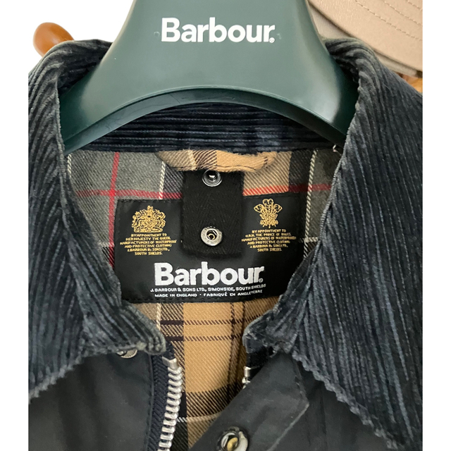 Barbour(バーブァー)のBARBOUR バブアー SHIPSビデイル SLサイズ36 ネイビー オイルド メンズのジャケット/アウター(ブルゾン)の商品写真