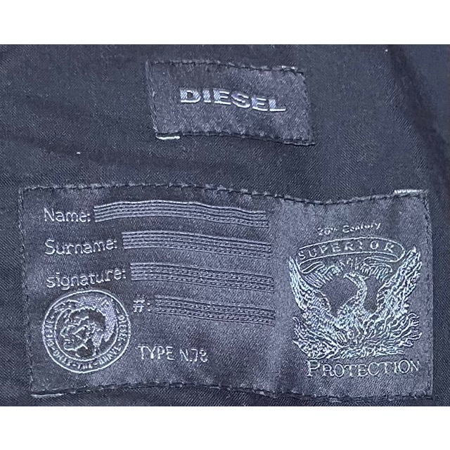 DIESEL(ディーゼル)のディーゼル　Ｂー３タイプ襟ボア　フライトジャケット メンズのジャケット/アウター(フライトジャケット)の商品写真