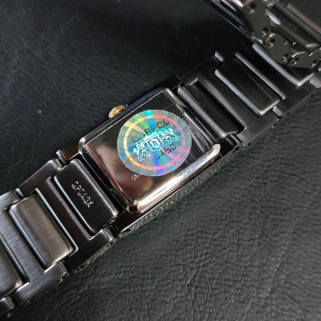 希少美品【稼働品】ORIENT オリエント ブラック スクエア レディース