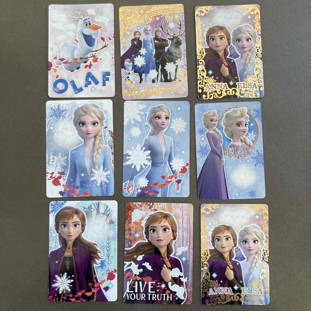 アナと雪の女王(アナトユキノジョオウ)のアナと雪の女王2 アナ雪　カード　まとめ売り　キラキラ エンタメ/ホビーのおもちゃ/ぬいぐるみ(キャラクターグッズ)の商品写真