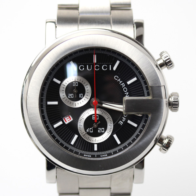 Gucci - GUCCI グッチ 腕時計 電池式 Gクロノ YA101309 メンズ【中古】