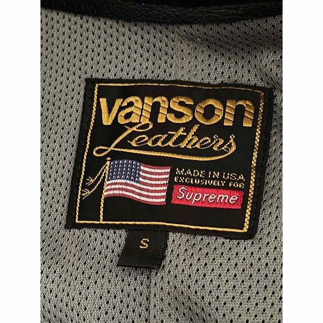 Supreme(シュプリーム)のSupreme Vanson Leathers Cordura Jacket S メンズのジャケット/アウター(ライダースジャケット)の商品写真