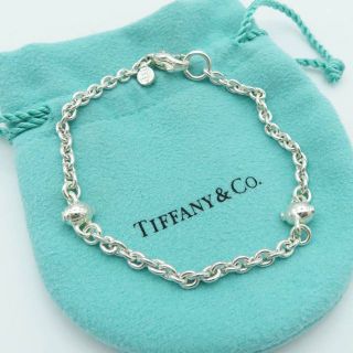 ティファニー(Tiffany & Co.)のティファニー ダブル ボール リンク シルバー ブレスレット FH11(ブレスレット/バングル)