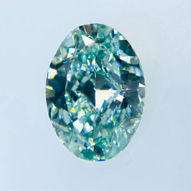 FANCY INTENSE GREENISH BLUE* 0.49ct OV レディースのアクセサリー(その他)の商品写真