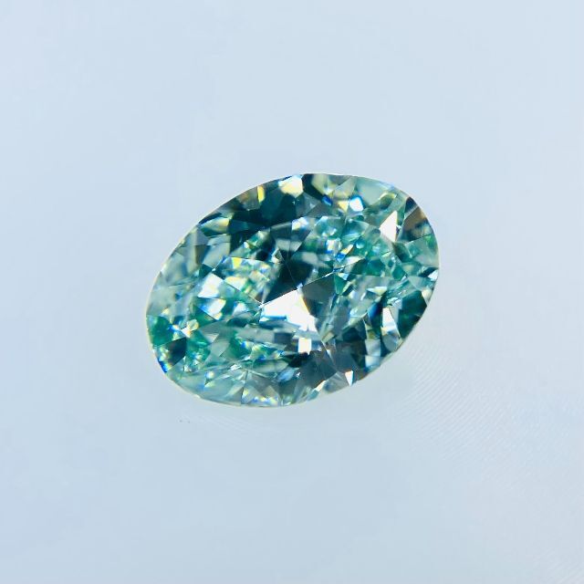 FANCY INTENSE GREENISH BLUE* 0.49ct OV レディースのアクセサリー(その他)の商品写真