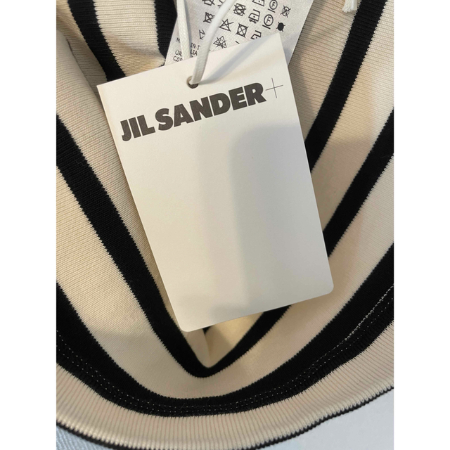 ■ JIL SANDER ボーダー ロゴ コットン ロング Tシャツ ■