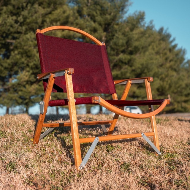 NATAL DESIGN(ネイタルデザイン)のKermit Chair  Burgundy カーミットチェア スポーツ/アウトドアのアウトドア(テーブル/チェア)の商品写真