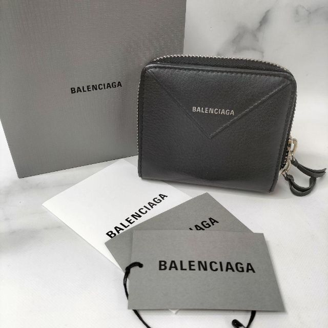 BALENCIAGA ペーパー ビル フォール 折り財布 KK472 レディース