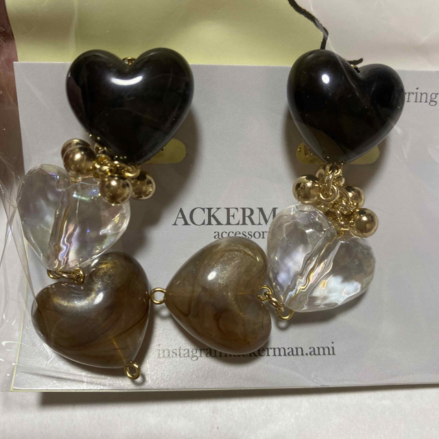 ACKERMAN カリーナ　イヤリング ハンドメイドのアクセサリー(イヤリング)の商品写真