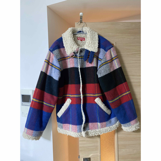 Supreme Plaid Shearling Bomber jacket-