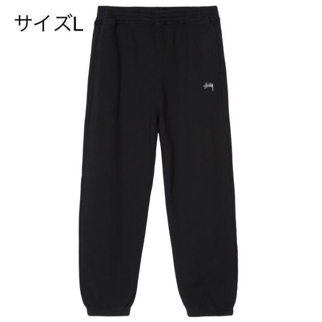 新品】stussy スウェット パンツ サイズL ブラック 今年人気のブランド ...