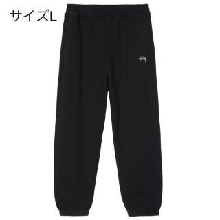 ステューシー(STUSSY)の【新品】stussy スウェット　パンツ　サイズL ブラック(その他)