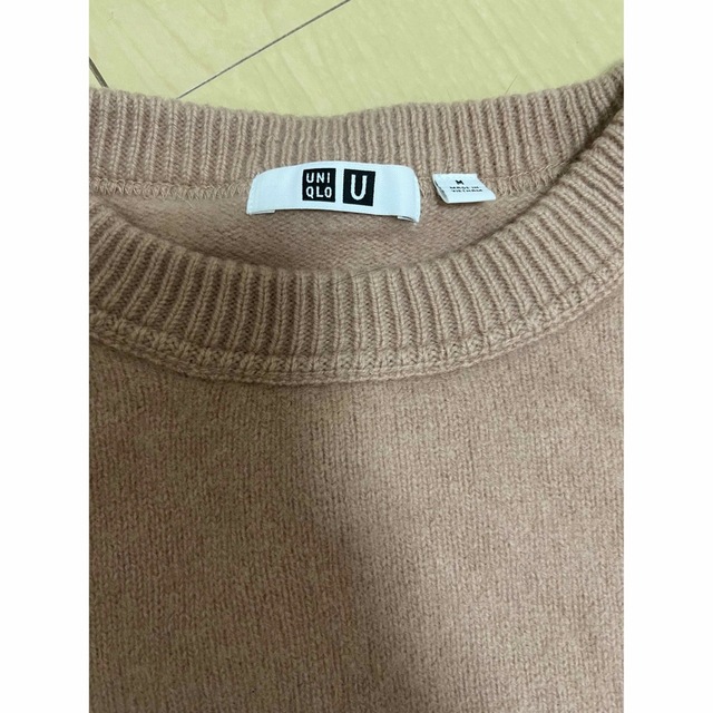 UNIQLO(ユニクロ)のUNIQLO ユニクロ プレミアムラムクロップドセーター　ピンク　M レディースのトップス(ニット/セーター)の商品写真