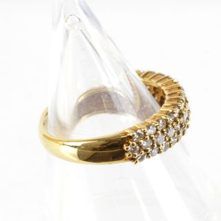 美品『USED』 K18/ダイヤモンド リング・指輪 ダイヤモンド 0.86ct 4.1