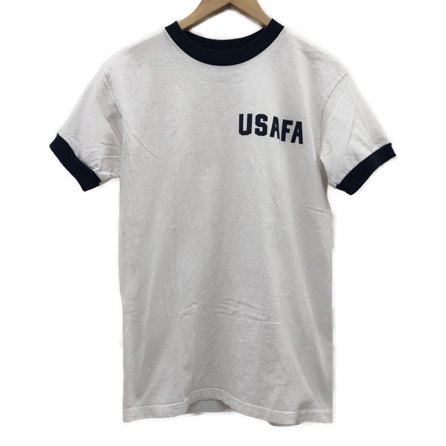 □□USAFA メンズ衣料 Tシャツ リンガーTシャツ  SIZE S ホワイト