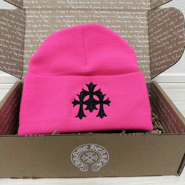 定番 Chrome Hearts - CHROME HEARTS Triple Cross Beanie ビーニー