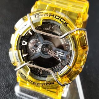 カシオ(CASIO)の[専用] G-SHOCK GA-110[イエロー] + GA-100[クリア](腕時計(アナログ))