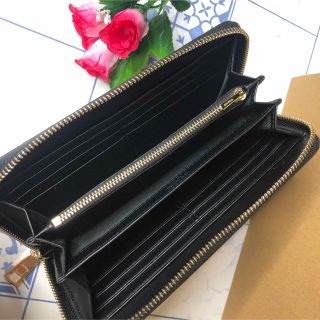 コーチ　長財布　クロコ型押し　ブラック　【新品】