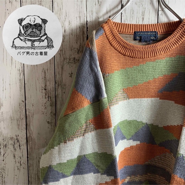 激安大特価! セーター ニット メンズ 90s 【vintage】古着 レトロ ☆1 ...