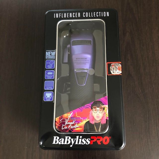 新品未開封 BaByliss PRO FX パープル バリカン コードレス 海外