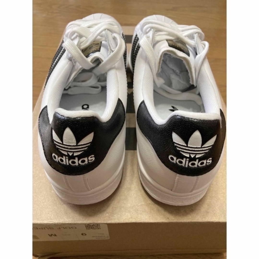 adidas(アディダス)のadidas Golf Superstar White Black FY9926 スポーツ/アウトドアのゴルフ(シューズ)の商品写真