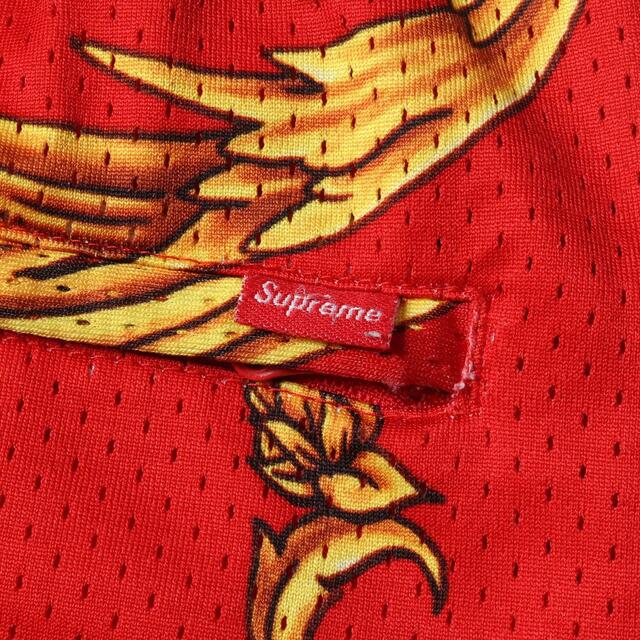 Supreme(シュプリーム)のSupreme シュプリーム ショートパンツ 14SS ×NIKE ナイキ ヴィクトリア柄 バスケットボール ショーツ Basketball Shorts ボトムス レッド S カジュアル ブランド 【メンズ】【中古】【R035】 メンズのパンツ(ショートパンツ)の商品写真