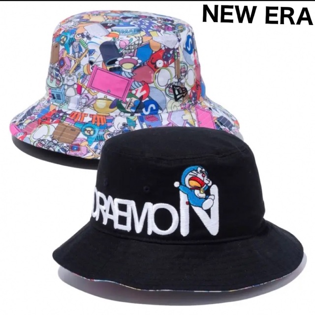 NEW ERA(ニューエラー)の新品未使用 ニューエラ ドラえもん コラボ ハット リバーシブル メンズの帽子(ハット)の商品写真