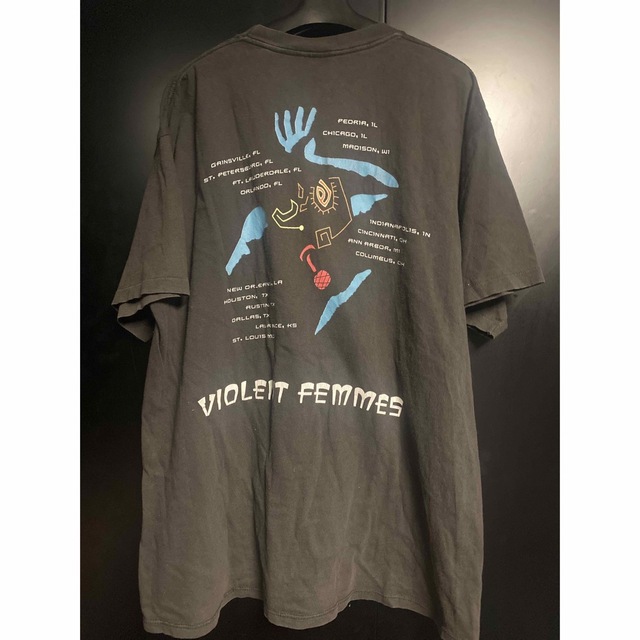 90'S当時物 Violent Femmes Tシャツ ヴィンテージ　USA製 メンズのトップス(Tシャツ/カットソー(半袖/袖なし))の商品写真